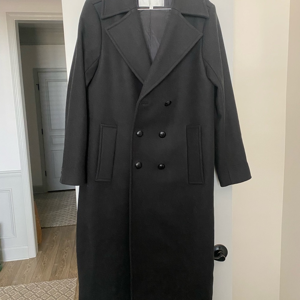 ALC Kensington navy Double-Breasted Coat